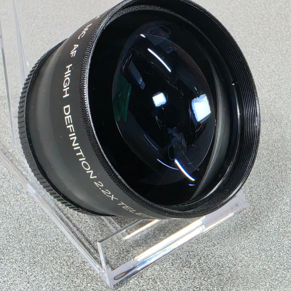 Vivitar 2.2X Telephoto Converter Lens Black Excellent HD4 MC AF Japan